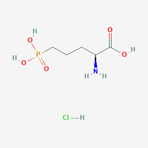 molecular formula C5H13ClNO5P B13402727 (S)-2-Amino-5-phosphonopentanoic acid hydrochloride 
