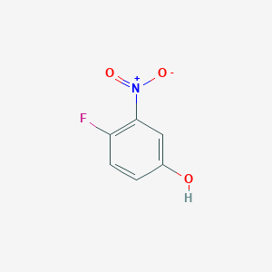 molecular formula C6H4FNO3 B1340275 4-Fluoro-3-nitrophenol CAS No. 2105-96-6