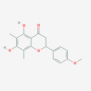 molecular formula C18H18O5 B13402766 (+/-)-Matteucinol 