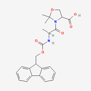 molecular formula C24H26N2O6 B13402787 Fmoc-Ala-Ser(Psi(Me,Me)pro)-OH 