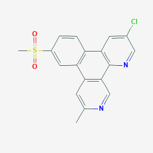 molecular formula C18H13ClN2O2S B13402864 5,14-Dehydro Etoricoxib 