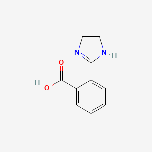 molecular formula C10H8N2O2 B1340289 2-(1H-imidazol-2-yl)benzoic acid CAS No. 67792-82-9
