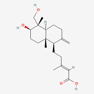 molecular formula C20H32O4 B13402913 ent-3beta,18-Dihydroxylabda-8(17),13E-dien-15-oic acid 