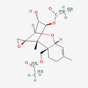 molecular formula C19H26O7 B13402918 Diacetoxyscirpenol-13C4 