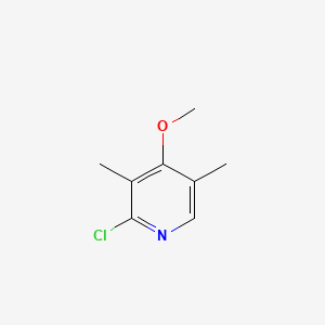 molecular formula C8H10ClNO B13402920 2-Chloro-4-methoxy-3,5-dimethylpyridine 