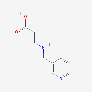 3-[(Pyridin-3-ylmethyl)amino]propanoic acid