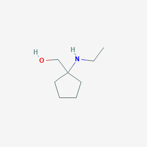 molecular formula C8H17NO B13403198 1-(ethylamino)Cyclopentanemethanol 
