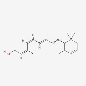 molecular formula C20H28O B13403334 13-cis-3-Dehydroretinol 