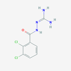 molecular formula C8H8Cl2N4O B13403339 N-Guanidinyl-2,3,dichlorbenzamide 