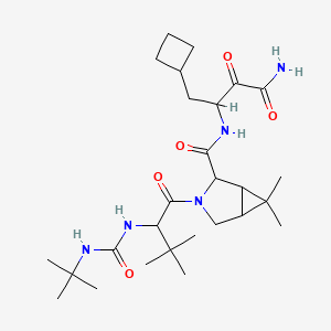 molecular formula C27H45N5O5 B13403368 Ebp 520;sch 503034 