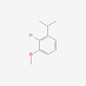 molecular formula C10H13BrO B13403376 2-Bromo-1-isopropyl-3-methoxybenzene 