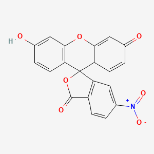 molecular formula C20H11NO7 B13403380 Nitrofluorescein, Isomer 2 