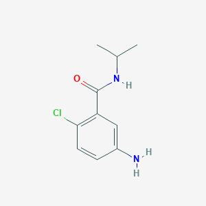 molecular formula C10H13ClN2O B1340346 5-Amino-2-chloro-N-isopropylbenzamide CAS No. 926265-19-2