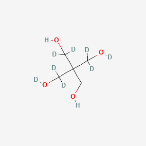 molecular formula C5H12O4 B13403474 1,1-Dideuterio-2,2-bis[dideuterio(deuteriooxy)methyl]propane-1,3-diol 