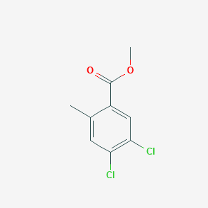 molecular formula C9H8Cl2O2 B13403534 Methyl 4,5-dichloro-2-methylbenzoate 