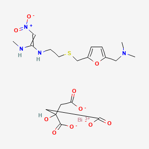 molecular formula C19H27BiN4O10S B13403555 Tritec 
