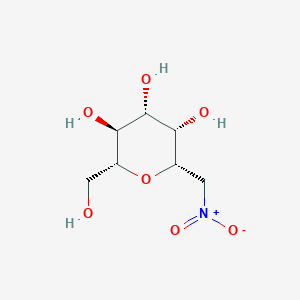 molecular formula C7H13NO7 B1340358 b-D-Mannopyranosyl nitromethane 