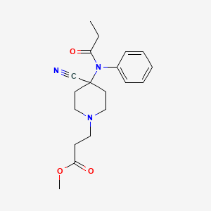 molecular formula C19H25N3O3 B13403583 Remifentanil Impurity CAS No. 960122-89-8
