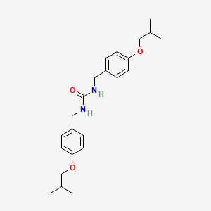 molecular formula C23H32N2O3 B13403600 1,3-Bis(4-isobutoxybenzyl)urea 