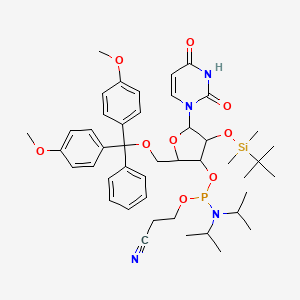 molecular formula C45H61N4O9PSi B13403605 U-CE Phosphoramidite 