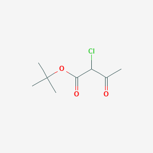 molecular formula C8H13ClO3 B1340363 tert-Butyl 2-chloro-3-oxobutanoate CAS No. 7304-72-5