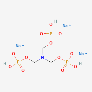 molecular formula C3H9NNa3O12P3 B13403730 Sodium amino-tris(methylenesulphonate) 