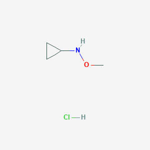 molecular formula C4H10ClNO B13403762 N-methoxycyclopropanamine hydrochloride 