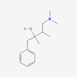 molecular formula C14H23NO B13403766 alpha-[2-(Dimethylamino)-1-methylethyl]-alpha-methylbenzeneethanol 