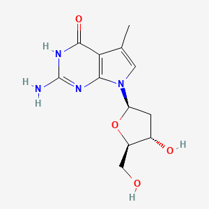 molecular formula C12H16N4O4 B13403780 7-Methyl-7-deaza-2'-deoxyguanosine 