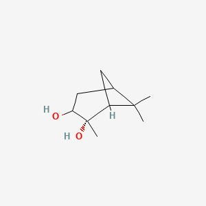 molecular formula C10H18O2 B13403824 (1S,3R,4S,5S)-4,6,6-trimethylbicyclo[3.1.1]heptane-3,4-diol 