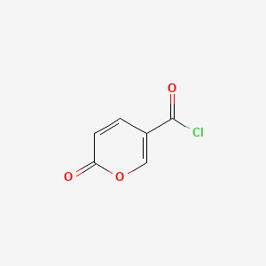 molecular formula C6H3ClO3 B1340387 2-氧代-2H-吡喃-5-甲酰氯 CAS No. 23090-18-8