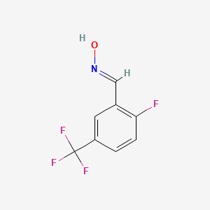 molecular formula C8H5F4NO B13403894 2-Fluoro-5-(trifluoromethyl)benzaldehyde oxime 