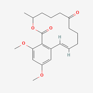 molecular formula C20H26O5 B13403896 rac 2,4-O-Dimethylzearalenone 