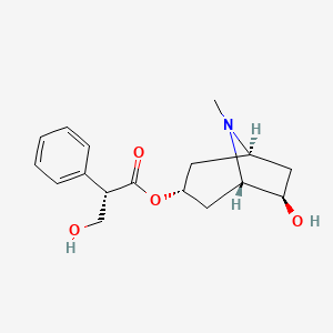 molecular formula C17H23NO4 B13403900 7|A-Hydroxyhyoscyamine 