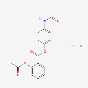molecular formula C17H16ClNO5 B13403901 Benorylate hydrochloride 