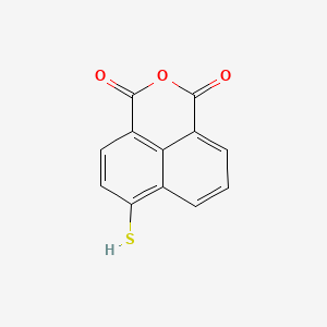 molecular formula C12H6O3S B13403921 6-Sulfanyl-1H,3H-naphtho[1,8-cd]pyran-1,3-dione CAS No. 52083-11-1