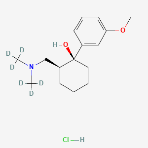 molecular formula C16H26ClNO2 B13403940 (1S,2S)-2-[[bis(trideuteriomethyl)amino]methyl]-1-(3-methoxyphenyl)cyclohexan-1-ol;hydrochloride 