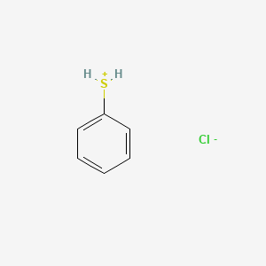 molecular formula C6H7ClS B13403943 Phenylsulfanium;chloride 