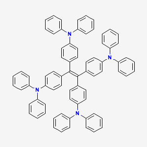 molecular formula C74H56N4 B13403971 4,4',4'',4'''-(ethene-1,1,2,2-tetrayl)tetrakis(N,N-diphenylaniline) 