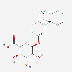 molecular formula C23H31NO7 B13403985 Dextrorphan O-|A-D-Glucuronide 