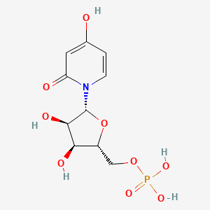 molecular formula C10H14NO9P B13404057 4-Hydroxy-1-(5-O-Phosphono-Beta-D-Ribofuranosyl)pyridin-2(1h)-One 