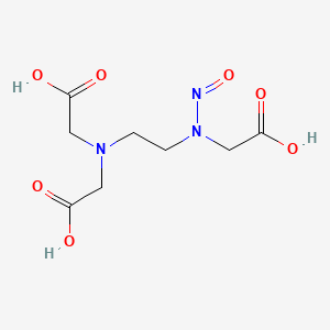 molecular formula C8H13N3O7 B13404079 N-[2-[Bis(carboxymethyl)amino]ethyl]-N-nitroso-Glycine 