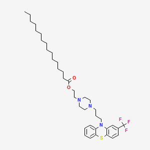 molecular formula C38H56F3N3O2S B13404094 Fluphenazine Hexadecanoate 