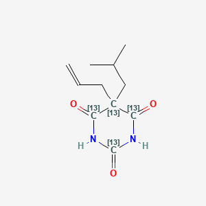 molecular formula C11H16N2O3 B13404111 Butalbital-13C4 