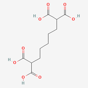 molecular formula C11H16O8 B13404118 1,1,7,7-Heptanetetracarboxylic Acid 