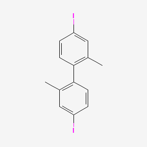 molecular formula C14H12I2 B1340420 4,4'-Diiodo-2,2'-dimethyl-1,1'-biphenyl CAS No. 69571-02-4