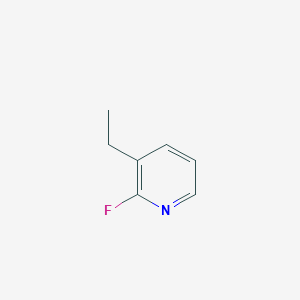 molecular formula C7H8FN B13404241 3-Ethyl-2-fluoropyridine CAS No. 1020718-14-2