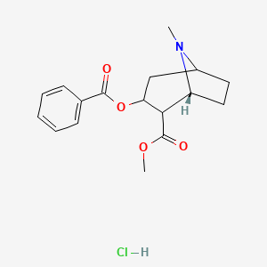 molecular formula C17H22ClNO4 B13404249 Allopseudococaine Hydrochloride 