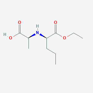 molecular formula C10H19NO4 B13404277 n-[(r)-1-Carbethoxybutyl]-(s)-alanine 