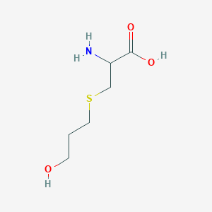 molecular formula C6H13NO3S B13404306 S-(3-Hydroxypropyl)cysteine 